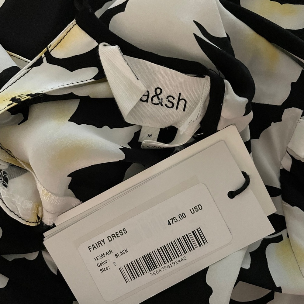 BA&SH floral midi dress M - Picture 9 of 10
